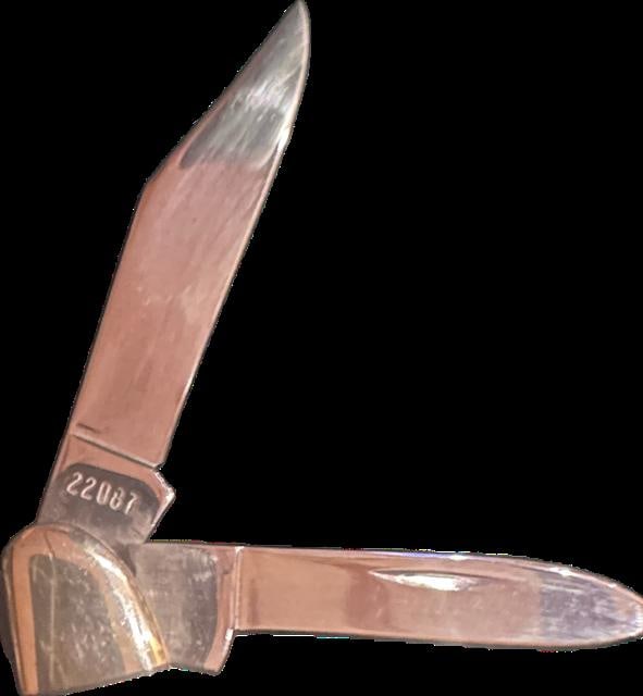 Case XX 22087- 1973 Black Delrin Stockman 7 dot - 3