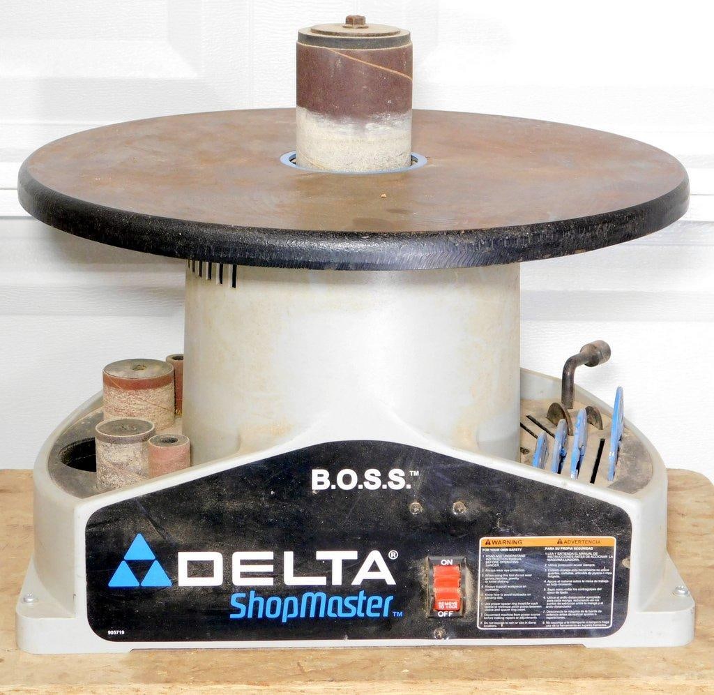 Delta ShopMaster B.O.S.S. Bench Oscillating Spindle Sander w/ Rolling Stand - 2