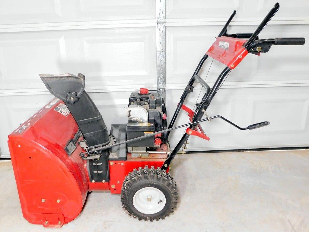 Craftsman 5.5 HP 24-Inch Electric Start Snow Blower w/ Tecumseh Engine - 10