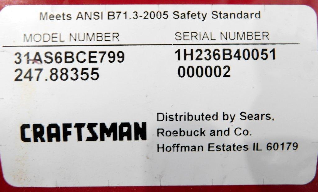 Craftsman 5.5 HP 24-Inch Electric Start Snow Blower w/ Tecumseh Engine - 13