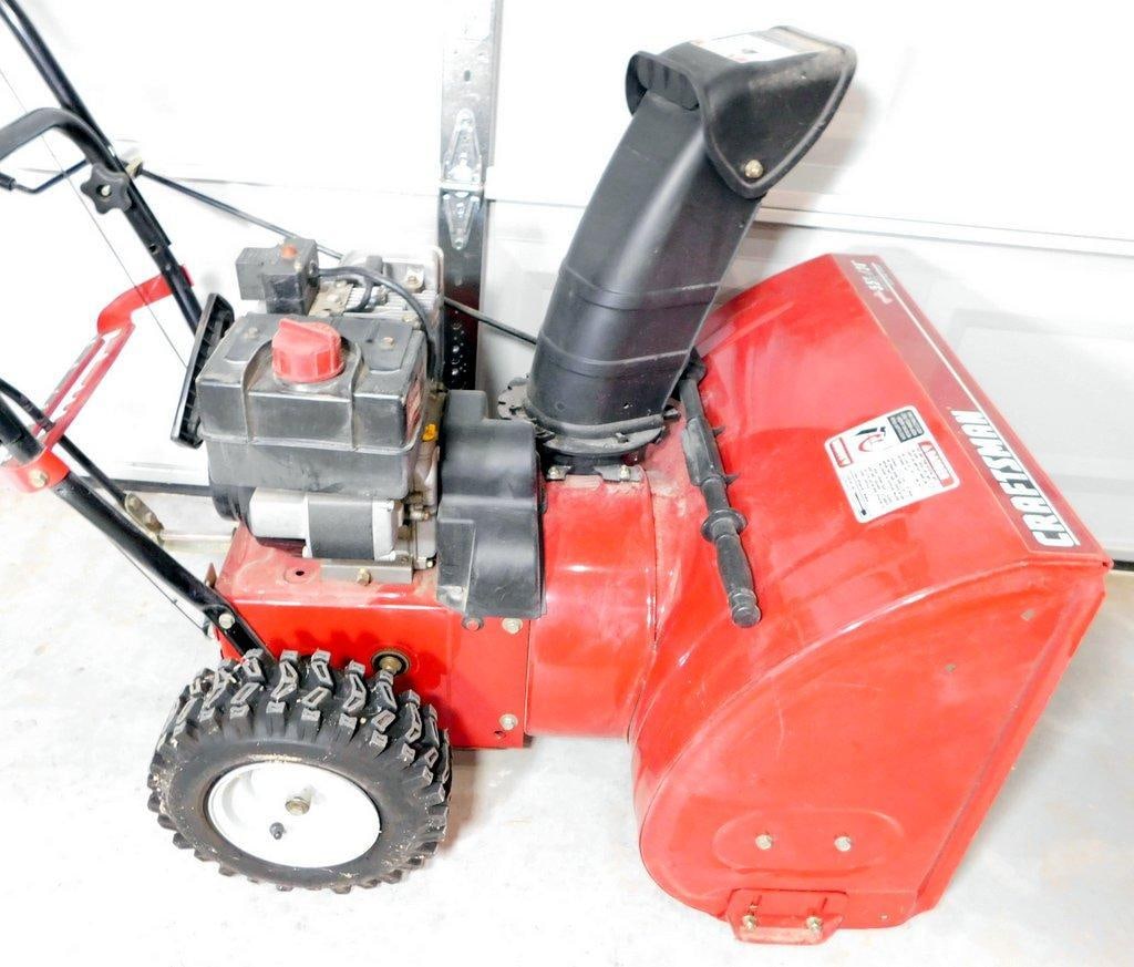 Craftsman 5.5 HP 24-Inch Electric Start Snow Blower w/ Tecumseh Engine - 2