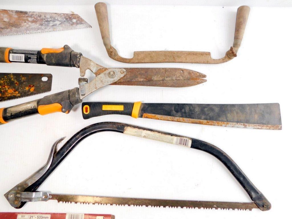 Hand Tools Including Saws, Shears, and Replacement Blade - 2