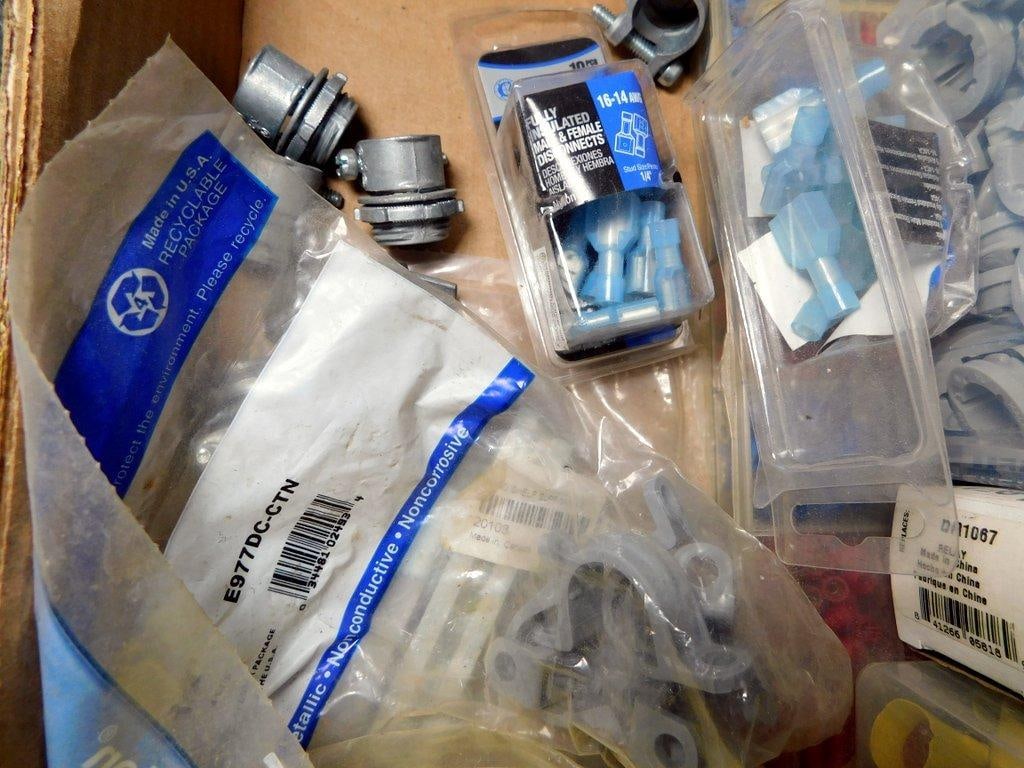 Large Grouping of Electrical and Hardware Components - 13