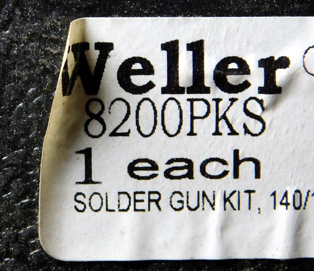 Weller 8200PKS Solder Gun Kit w/ Accessories and Drill Bits - 4