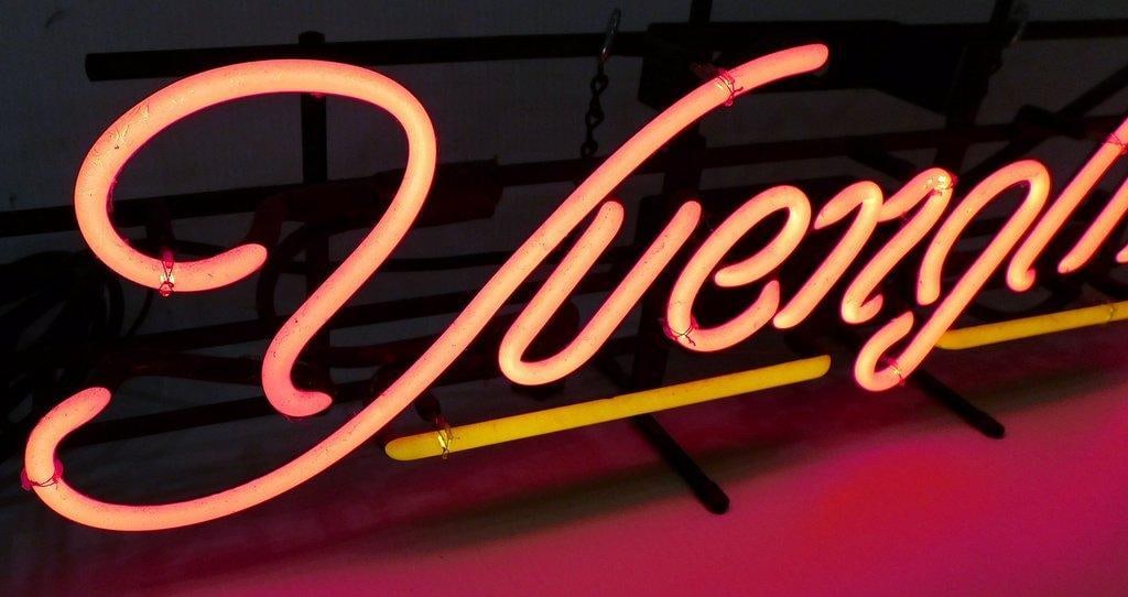 Yuengling Neon Beer Sign and Michelob Eagle Tap Handle - 3