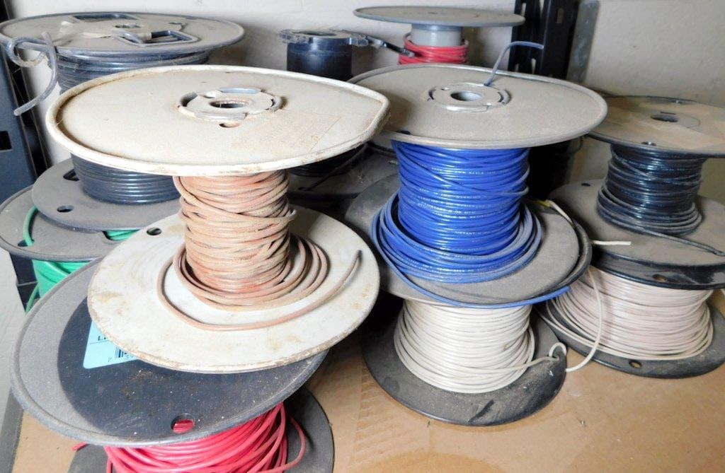 Electrical Wire Spools in Various Colors and Gauges - 11