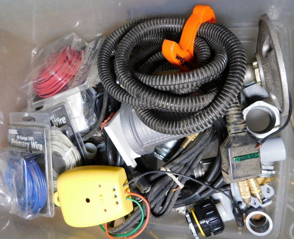 Plumbing, Electrical, and Hardware Components Lot - 15