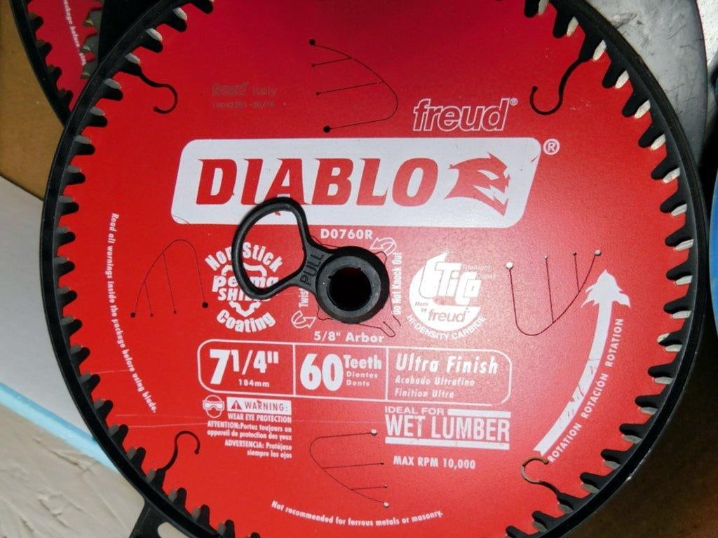 Circular Saw Blades Including Diablo, Spyder, and Oldham - 5