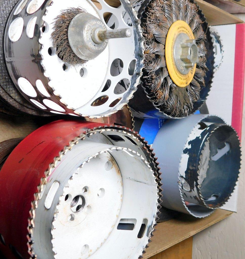 Metal Cut-Off Wheels, Hole Saws, and Wire Brush Attachments - 8