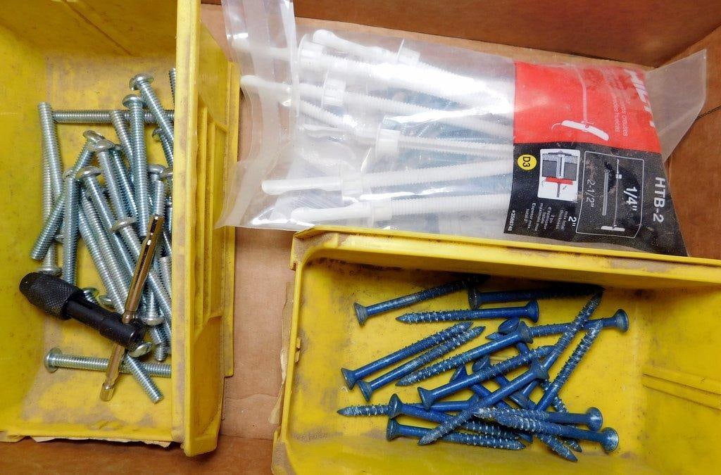 Various Hardware Components and Fasteners Collection - 2