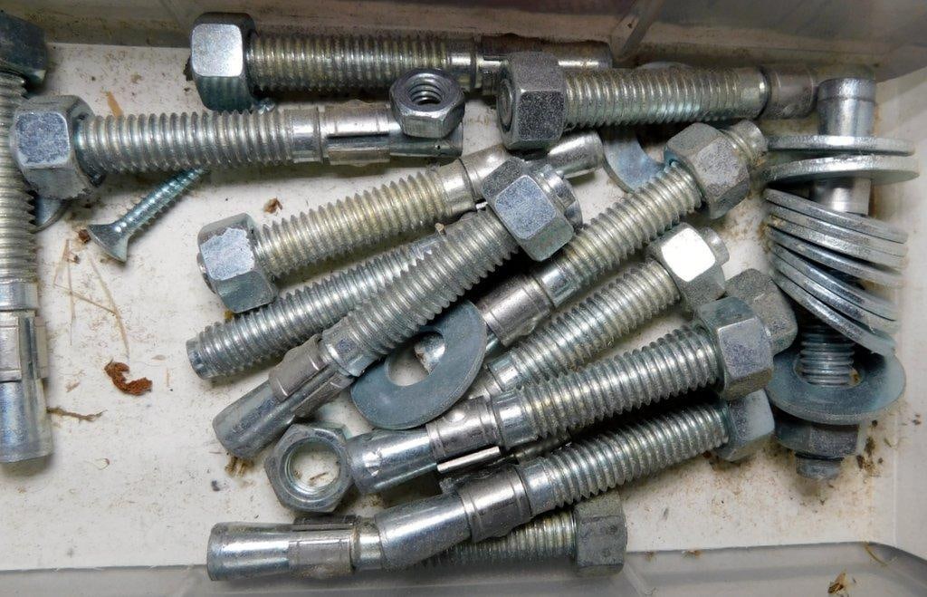 Various Hardware Components and Fasteners Collection - 4