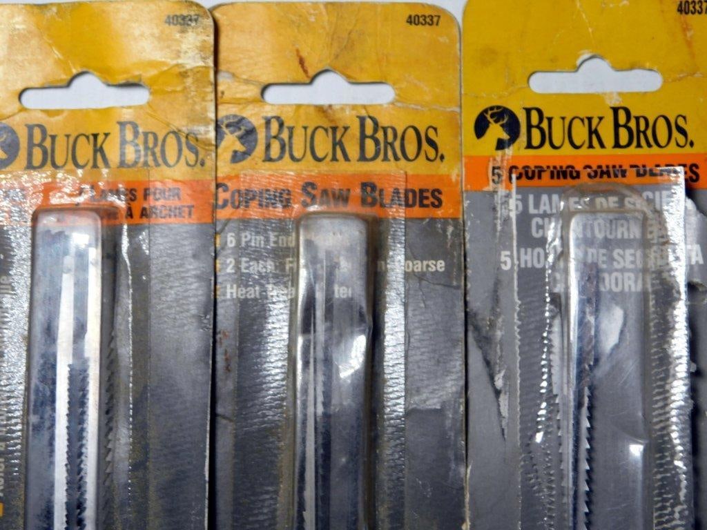 Saw Blades, Drill Bits, and File Tools, Including Bosch and Buck Bros Brands - 2