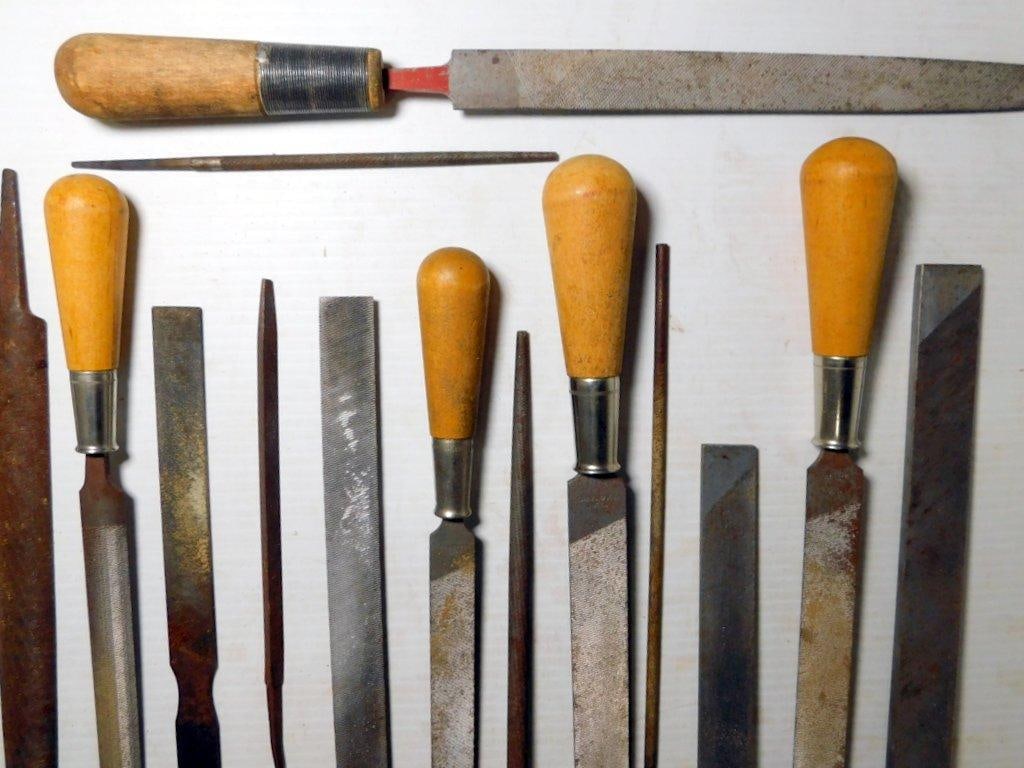 Metalworking Files and Rasps w/ Wood Handles - 5