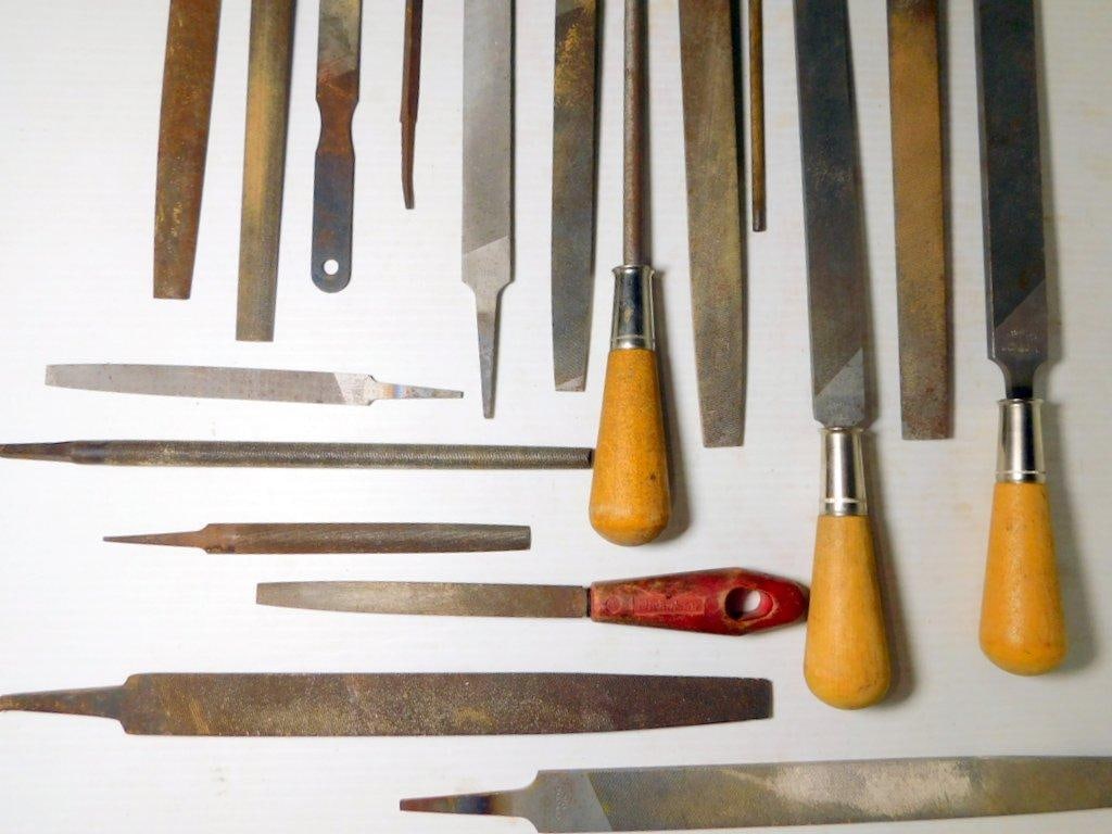 Metalworking Files and Rasps w/ Wood Handles - 6