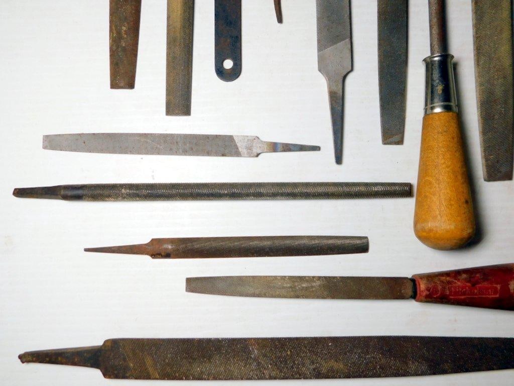 Metalworking Files and Rasps w/ Wood Handles - 7