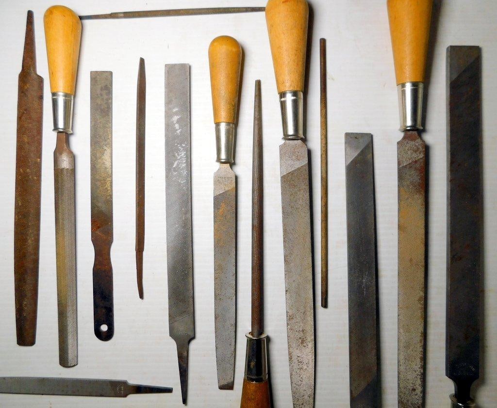 Metalworking Files and Rasps w/ Wood Handles - 8