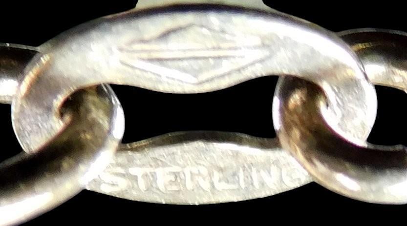 Sterling Silver Necklace w/ Bells Pendant - 4
