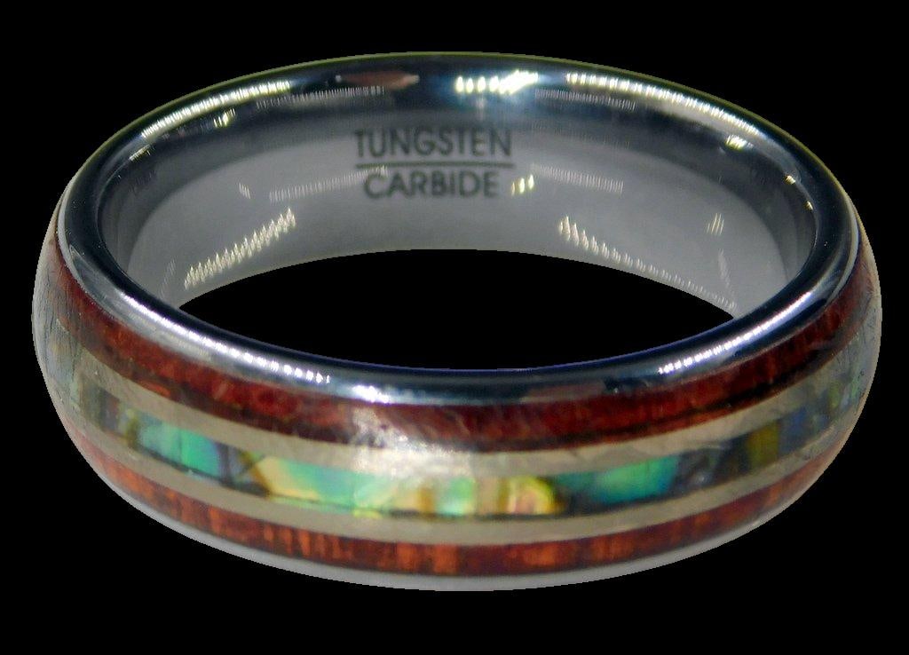 Mens Tungsten Carbide Wedding Band - 2
