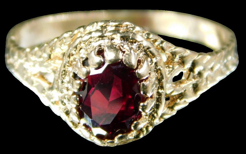 14K Gold Child's Ruby Ring - 4