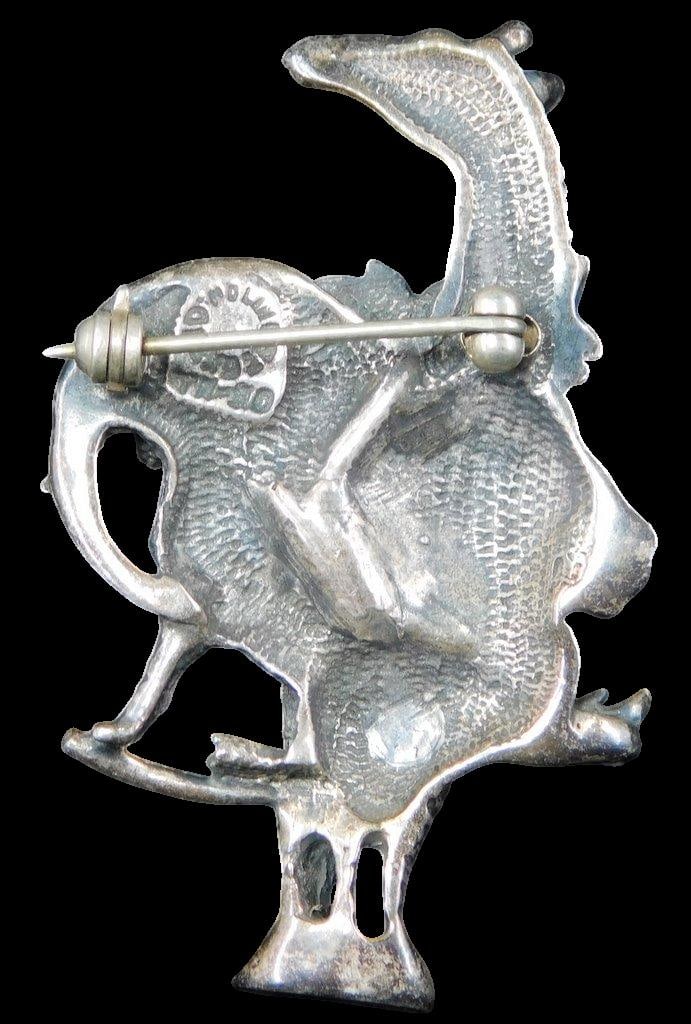 Sterling Silver African Wildlife Pendant - 4