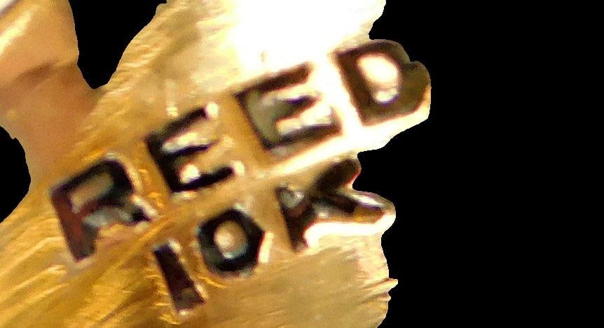 1957 Brooklyn High School Girl's 10K Gold Class Ring - 7
