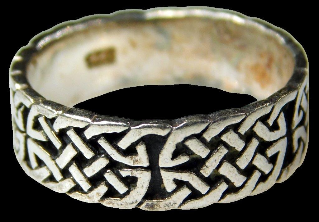 Grouping of Sterling Silver Rings, (5) - 8