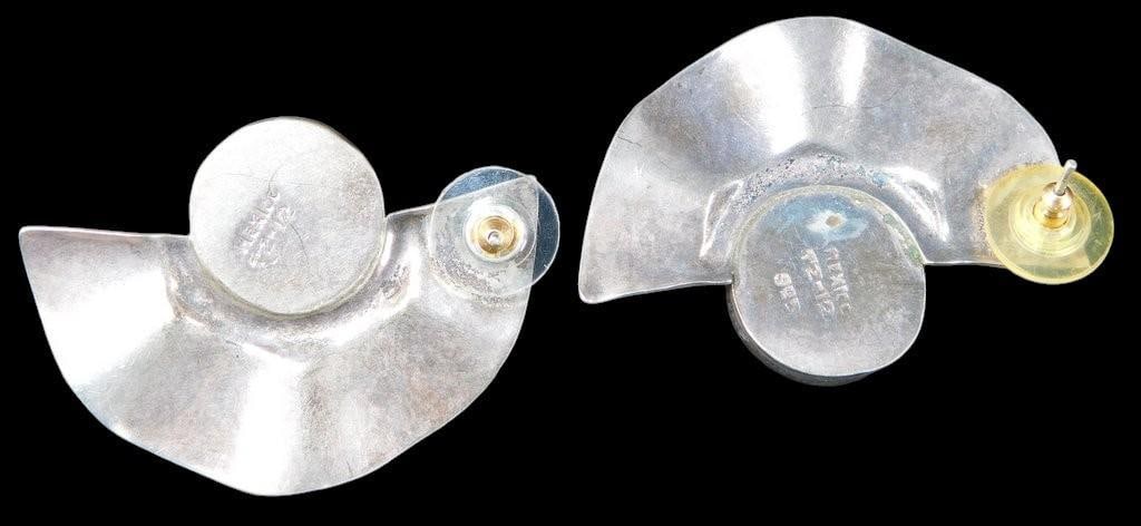 Pairs of Sterling Silver Earrings, (2) - 10