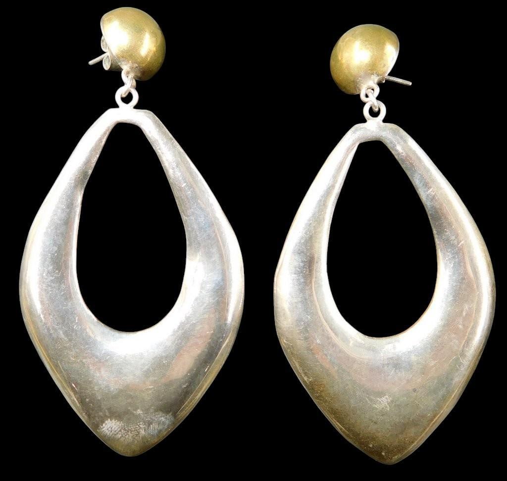 Pairs of Sterling Silver Earrings, (2) - 2