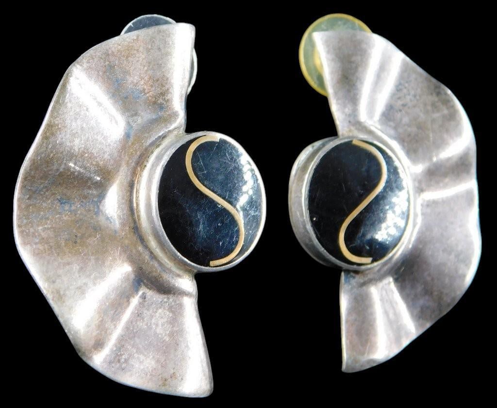 Pairs of Sterling Silver Earrings, (2) - 8