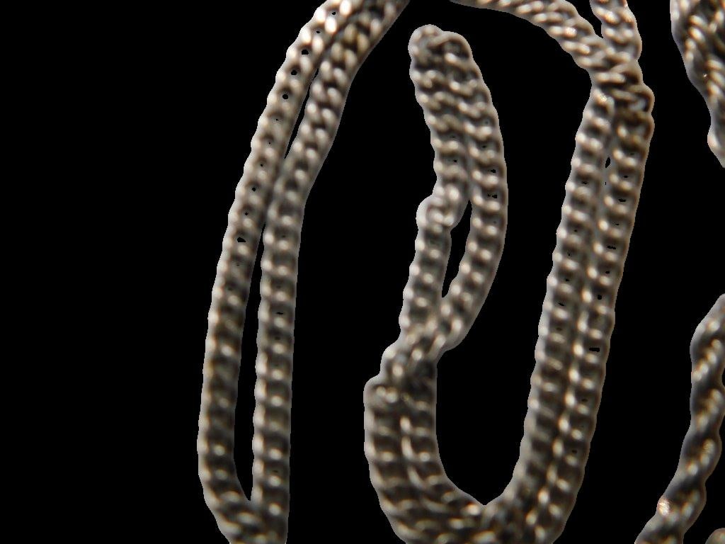 Sterling Silver Neck Chains w/ Twist and Curb Link Styles, (2) - 7
