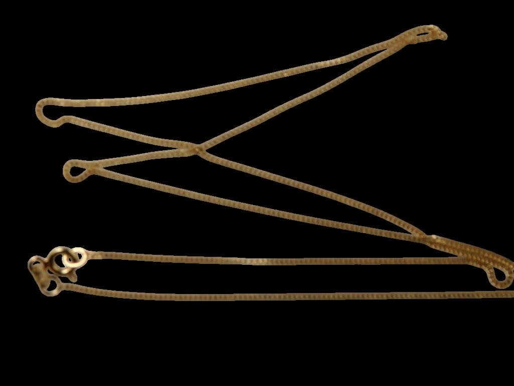 Gold Necklaces and Bracelet w/ Floral Design - 12