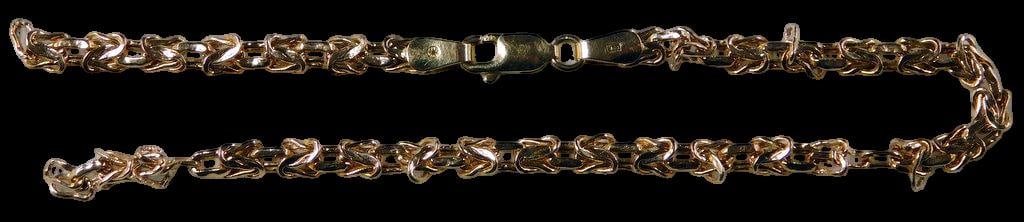 Gold Necklaces and Bracelet w/ Floral Design - 5