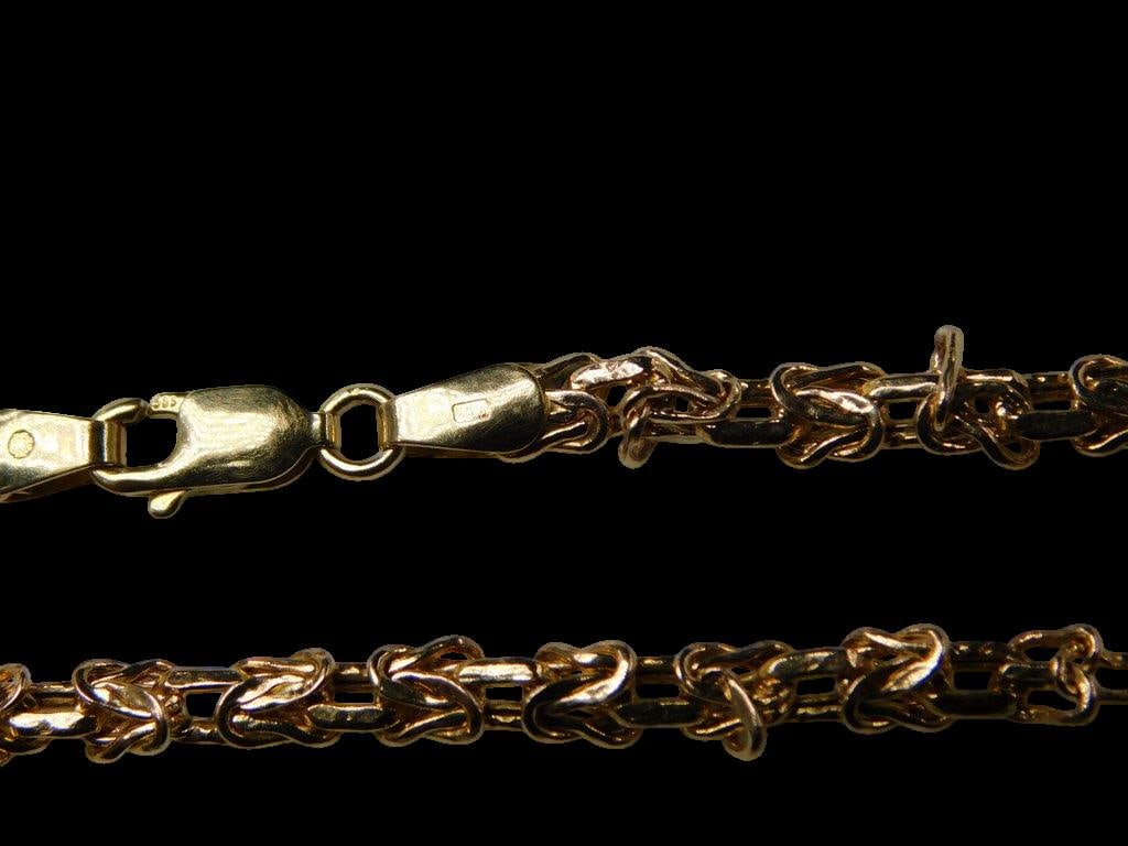 Gold Necklaces and Bracelet w/ Floral Design - 7