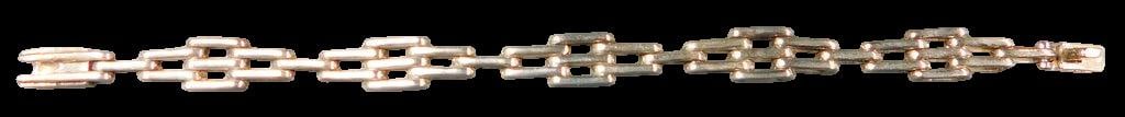 Mexican Sterling Silver 925 Chain Bracelet Marked TL-5 - 2
