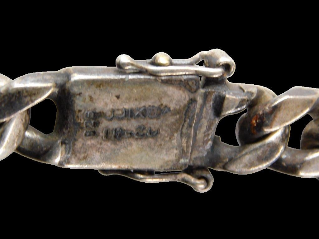 Sterling Silver and Gold-Toned Link Bracelet - 10