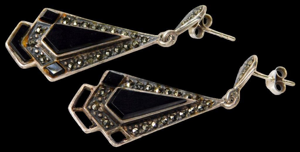 Sterling Silver Jewelry Including Earrings and Pendant - 3