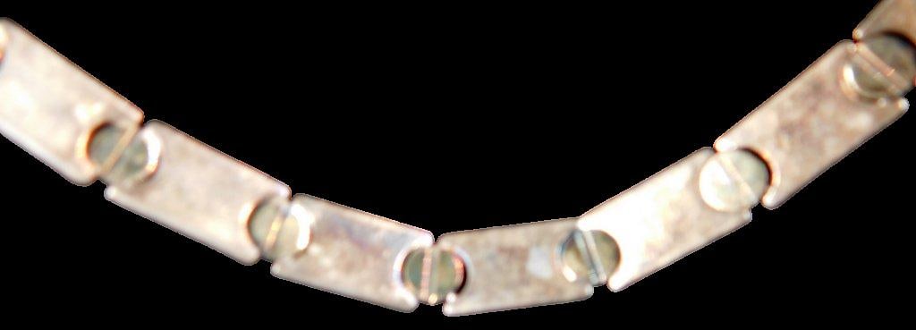 Sterling Silver Precious Precious TM Bracelet w/ Rectangular Links - 2