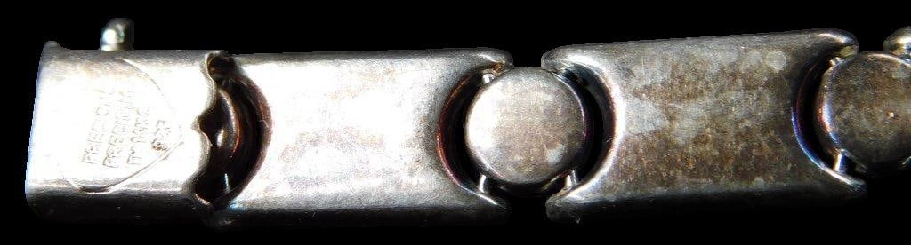 Sterling Silver Precious Precious TM Bracelet w/ Rectangular Links - 4