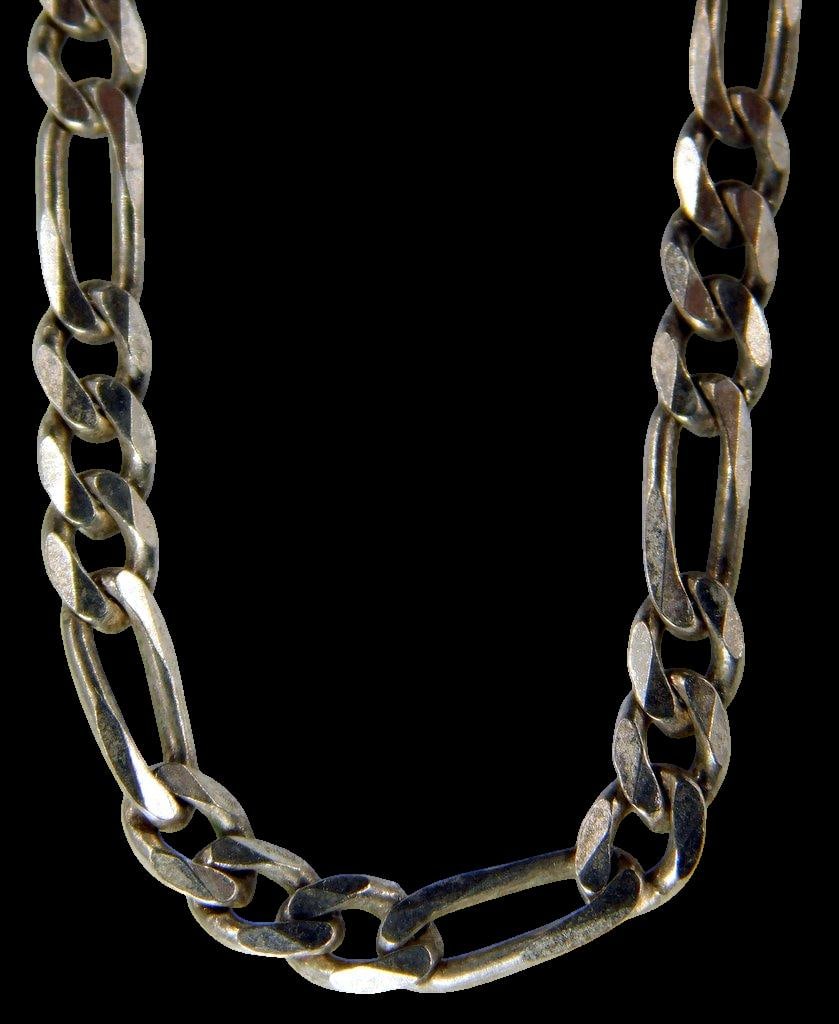 Three Sterling Silver Necklaces Including Ankh and Eagle Pendants - 4
