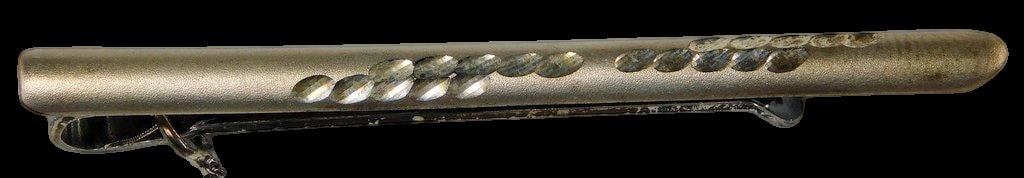 Sterling Silver Marcasite Earrings and Tie Clip - 4