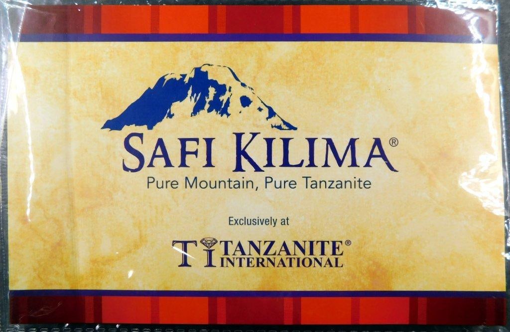 Safi Kilima Tanzanite Pendant Necklace w/ Snake Chain, Carded - 5