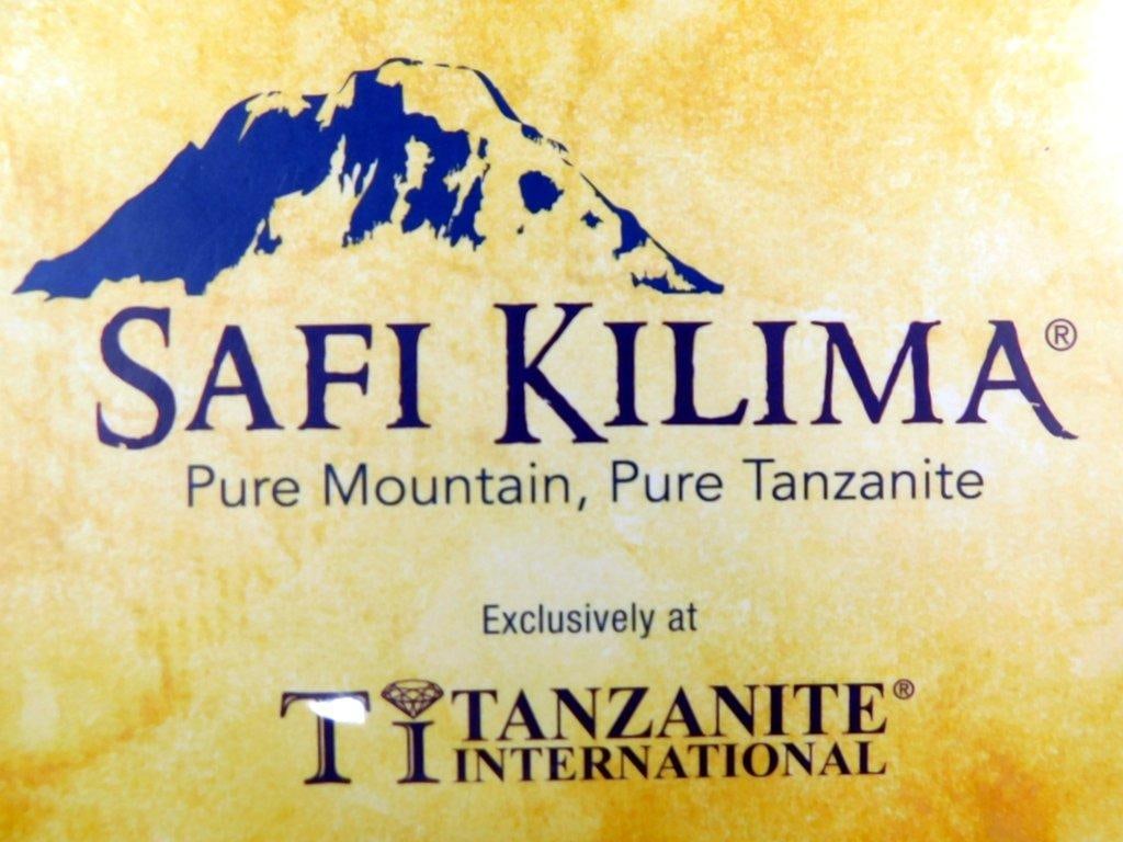 Safi Kilima Tanzanite Pendant Necklace w/ Snake Chain, Carded - 6
