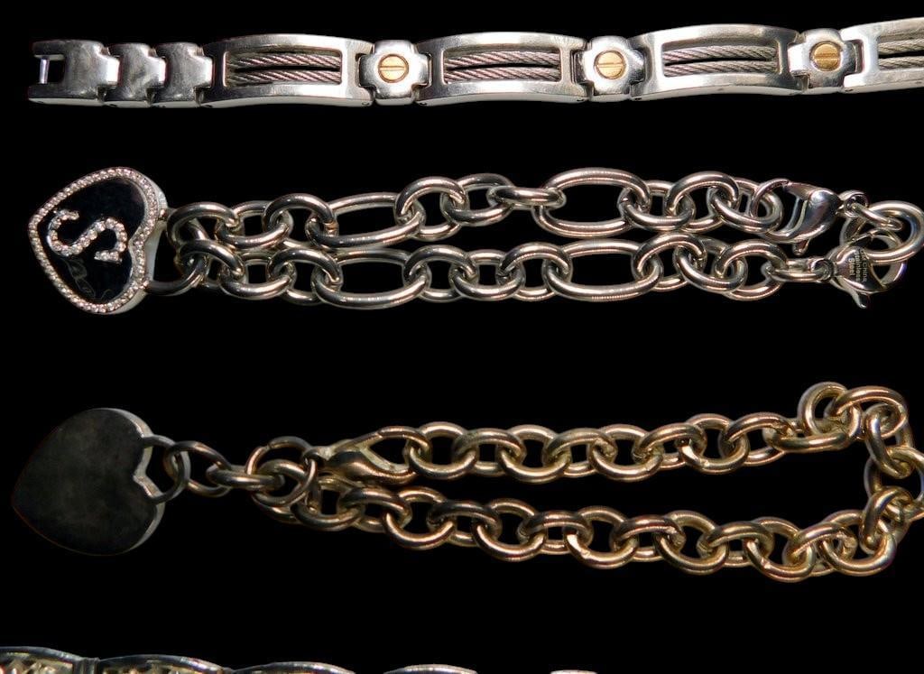 Grouping of Metal and Decorative Bracelets - 4