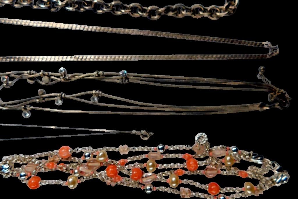 Necklaces Including Stone Pendant and Starfish Charm - 4