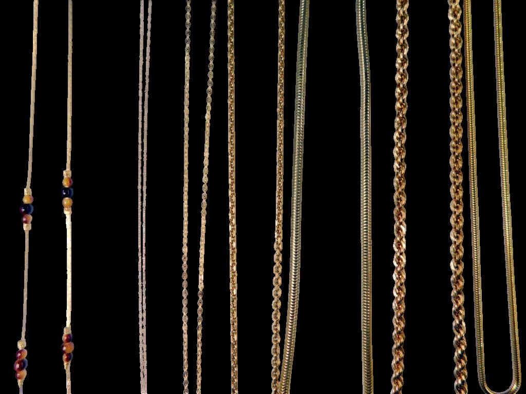 Gold-Tone and Beaded Necklaces w/ Religious and Cameo Pendant Charms - 3