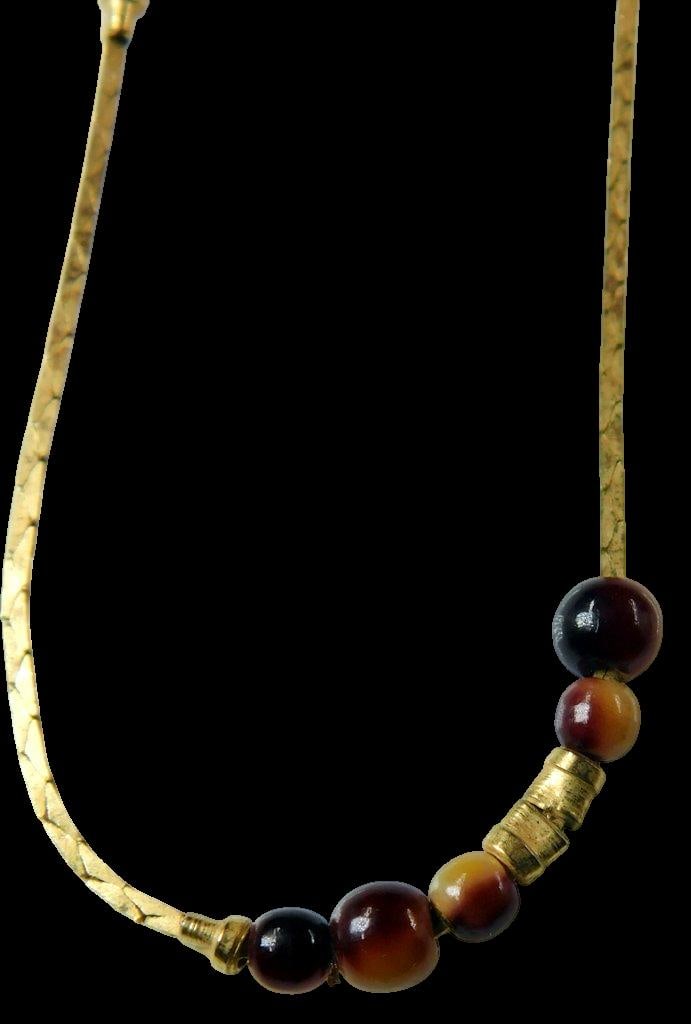 Gold-Tone and Beaded Necklaces w/ Religious and Cameo Pendant Charms - 5