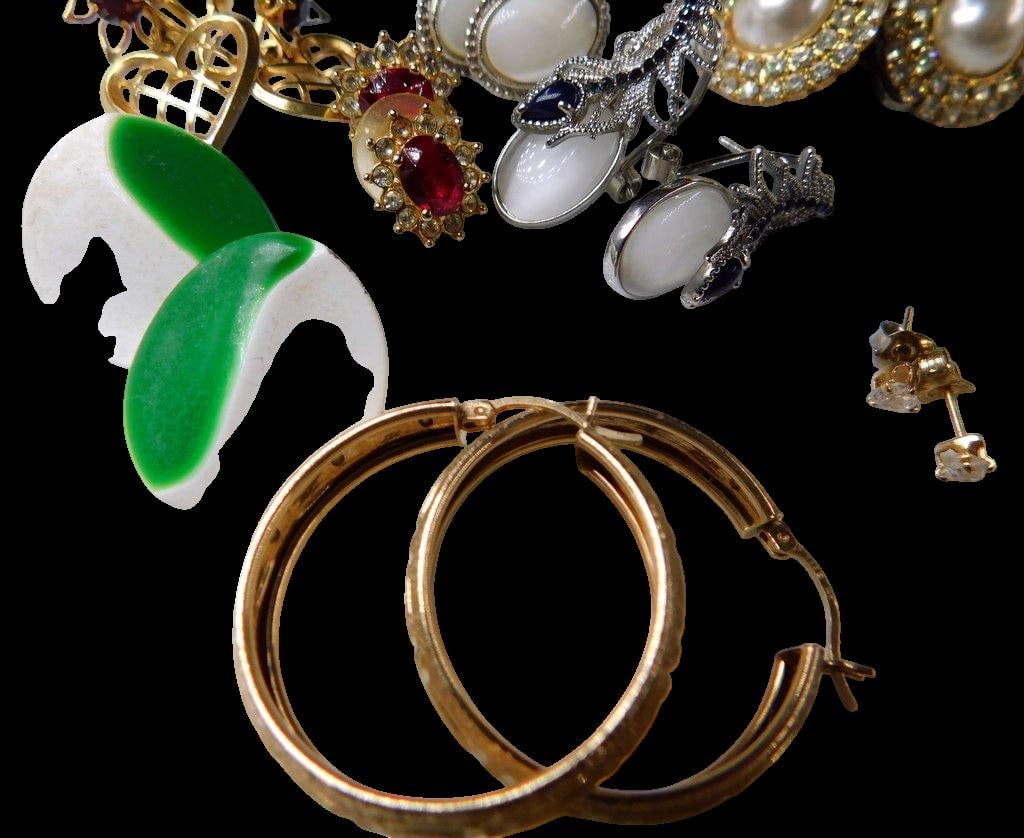 Costume and Fashion Earrings in Various Styles and Materials - 2