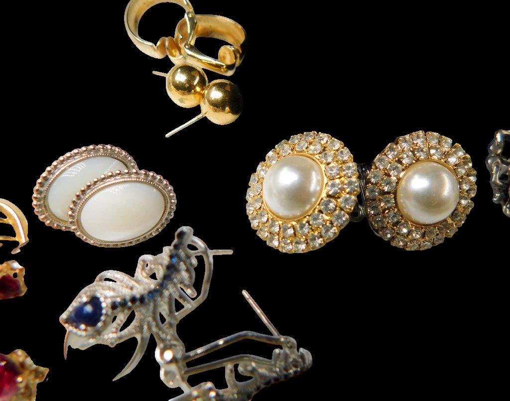 Costume and Fashion Earrings in Various Styles and Materials - 3