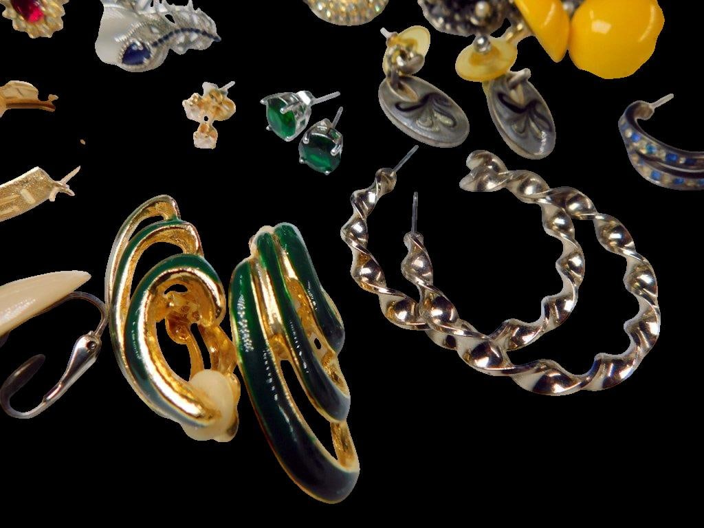Costume and Fashion Earrings in Various Styles and Materials - 6
