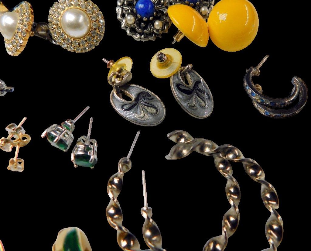 Costume and Fashion Earrings in Various Styles and Materials - 8